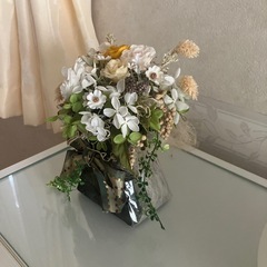 プリザーブドフラワー　グリーン系②の画像