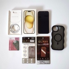 Apple iPhone15Plus 128GB イエローの画像