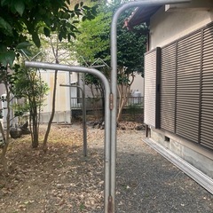 ステンレス物干し台の画像