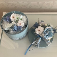 プリザーブドフラワー　ブルー系③の画像