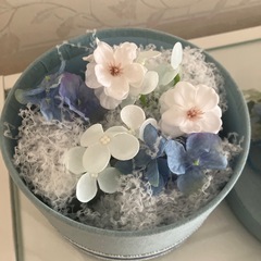 プリザーブドフラワー　ブルー系③の画像