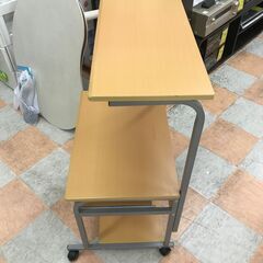 【ジャングルジャングル石川金沢店】  PCデスク 木目調/ナチュラル W60×D42×H94 クリーニング済み												の画像