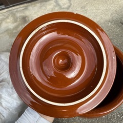 梅漬物に使った甕、カメ、壺の画像