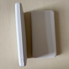 モバイルバッテリー　2台
の画像