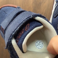 asics 12.0cmネイビーハイカットの画像