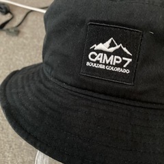 バケットハット camp7 黒の画像