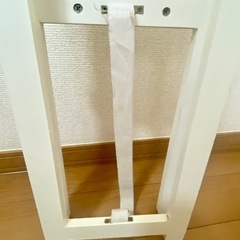 無料　0円　あげます　ニトリ　姿見　ミラー　全身鏡　ホワイトの画像