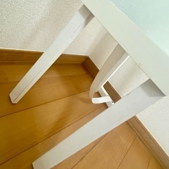 無料　0円　あげます　ニトリ　姿見　ミラー　全身鏡　ホワイトの画像