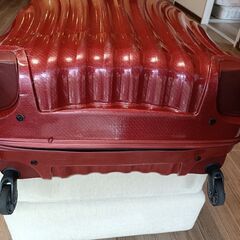 samsoniteスーツケース　コスモライトスピナー75大容量94Lレッド　使用感ありの画像