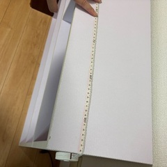 カラーボックス大　白　本棚の画像