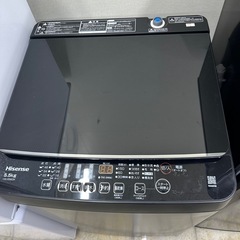 自社配送設置無料　 ブラック家電セット 洗濯機　ハイセンス おしゃれ 高年式の画像