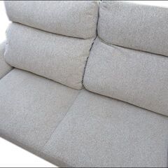 新札幌 INCOON インクーン 3人掛けソファ patist パティスト ハイバック 布生地 No.3603の画像