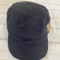 mickey mouse 帽子　黒色　５８ｃｍ　美品の画像