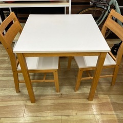 ダイニング三点セット【リサイクルフカツ岡崎倉庫店】250921SM-6の画像