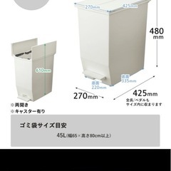 【決まりました】ゴミ箱　45L 2個セット　ソロウの画像