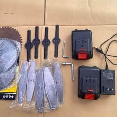 充電式　草刈り機　替え刃セットの画像