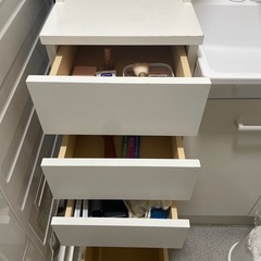 ドレッサー　収納棚　洗面所　の画像