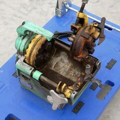 ≪zyt2451ジ≫ REX/レッキス パイプマシン N20AIII 通電OK ジャンク扱い現状品 AC100V/ねじ切り機/N20A3/N20AⅢ 70914-06の画像