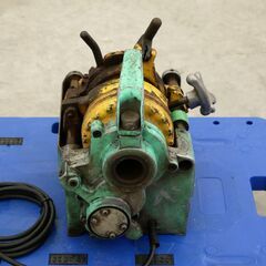 ≪zyt2451ジ≫ REX/レッキス パイプマシン N20AIII 通電OK ジャンク扱い現状品 AC100V/ねじ切り機/N20A3/N20AⅢ 70914-06の画像