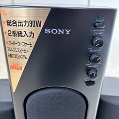 SONY スピーカーシステム　SRS-D4  ＋　SRS-004の画像