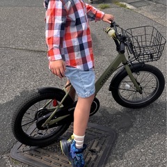 16インチ　幼児自転車の画像