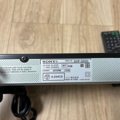 SONY DVDプレーヤーの画像