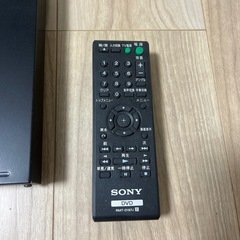 SONY DVDプレーヤーの画像