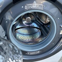 【動作保証あり】SHARP 2020年 ES-S7D-WL 7.0kg / 3.5kg ドラム式洗濯乾燥機 プラズマクラスター【管理KRS803】の画像