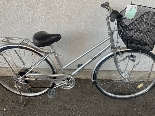 9J21シティサイクル27サイズ6段変速オートライト☆自転車