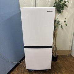 I588 🌈 2021年製♪ Hisense 冷蔵庫 (134L) 2ドア ⭐ 動作確認済 ⭐ クリーニング済の画像