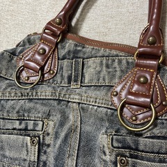 2wayデニムショルダーバッグの画像