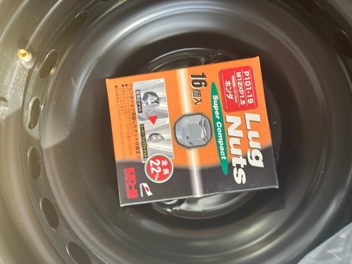 新型 N-BOX  JF5　純正ホイール 新車外し ホイールキャップ付