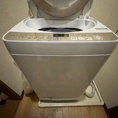 SHARP 洗濯機　7キロ　2019の画像