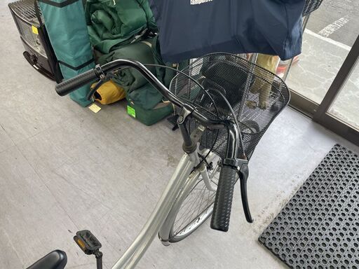 27インチ 自転車 荷台付き ママチャリ スタンド 鍵 ライト付き 札幌市手稲区