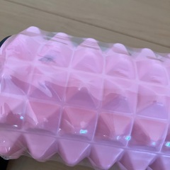 ♡新品♡フォームローラー 筋膜リリース　　 取り外し可能 三角スタンド型　ピンクの画像