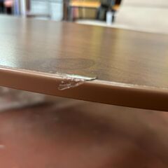 未使用品‼　萩原　楕円折りたたみテーブル　の画像