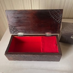 レトロ　オルゴール　昭和　アンティーク　木製の画像