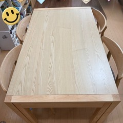 伸縮式ダイニングテーブル 135cm～235cm
の画像