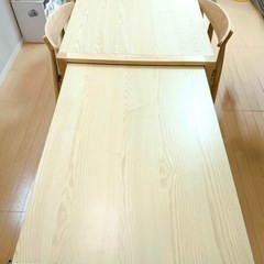伸縮式ダイニングテーブル 135cm～235cm
の画像