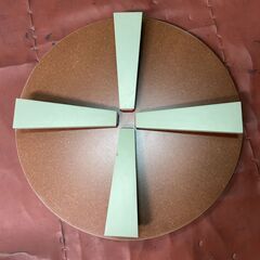 未使用品‼　萩原　折りたたみ丸テ－ブルの画像