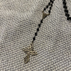 ハンドメイド ネックレス⑫ ロザリオの画像