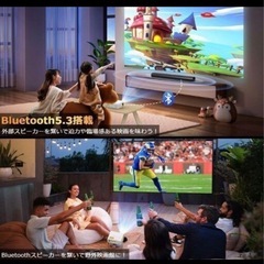 FUDONI PR02 LCD小型Wi-Fiプロジェクター 17000LM iPhone Android ミラーリング対応の画像