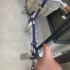 折りたたみ自転車の画像