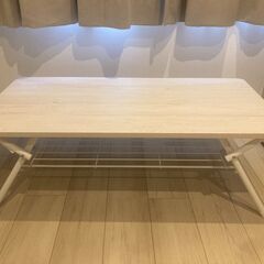 24年購入　ニトリ　折りたたみテーブルの画像