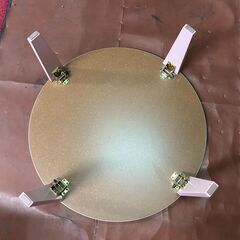未使用品‼　萩原　折りたたみ丸テ－ブルの画像