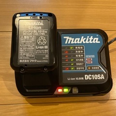マキタバッテリー、充電器セットの画像