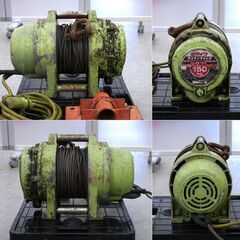 ≪★zyt2452ジ≫ 新ダイワ マイティウインチ SW151R 150kg AC100V 通電OK ジャンク扱い現状品 70914-07の画像