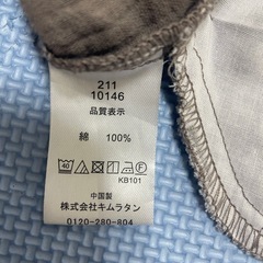 Biquette Club ブラウンオーバーオール 110の画像