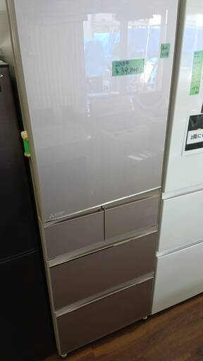 ? 三菱 2ドア冷蔵庫 MR-B46C-F（455L・右開き） ?