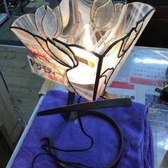 ステンドグラス照明　ライト　ランプ　中古品の画像